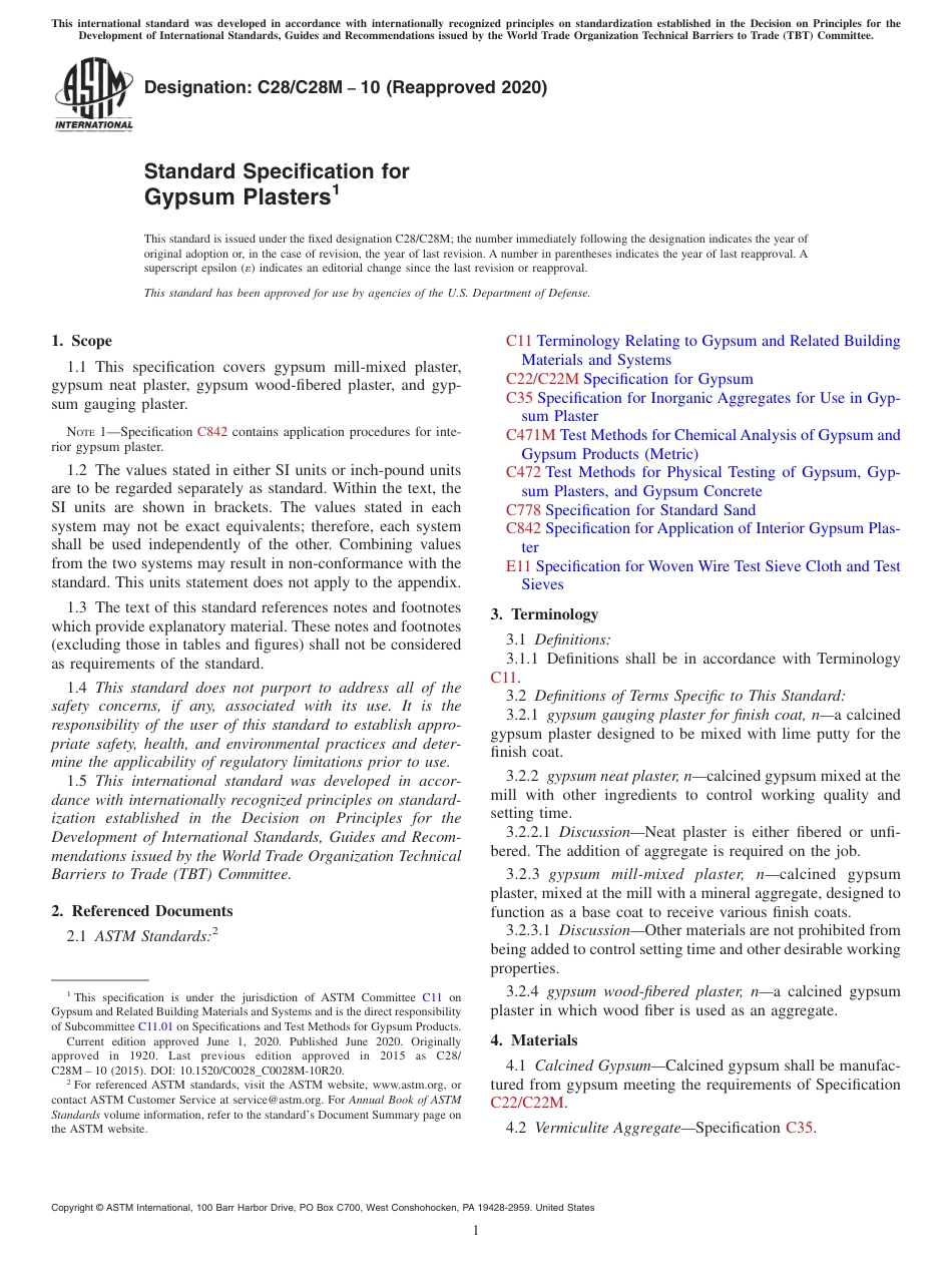 (正版)ASTM C28C28M-10(2020)  4.01.pdf_第1页