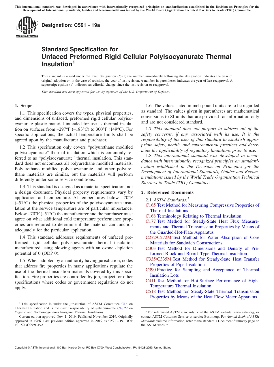 (正版)ASTM C591-19a  4.06.pdf_第1页