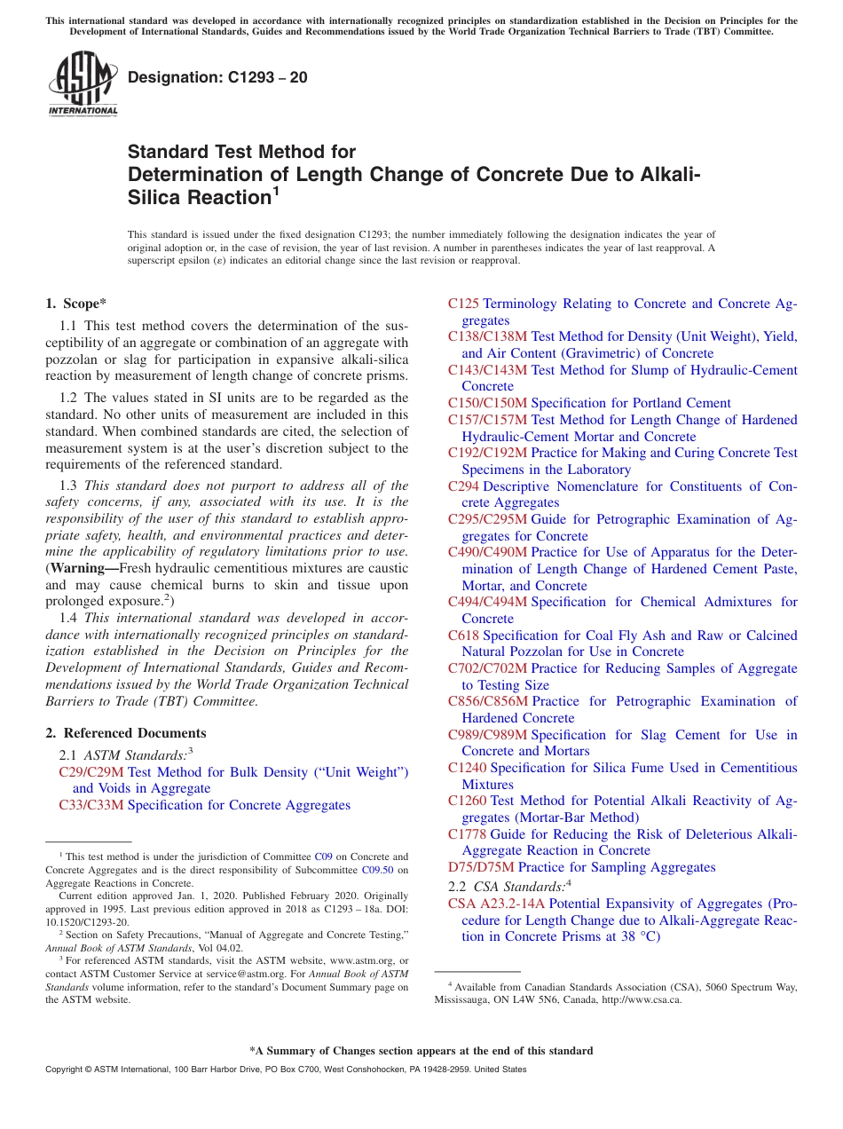 (正版)ASTM C1293-20  4.02.pdf_第1页