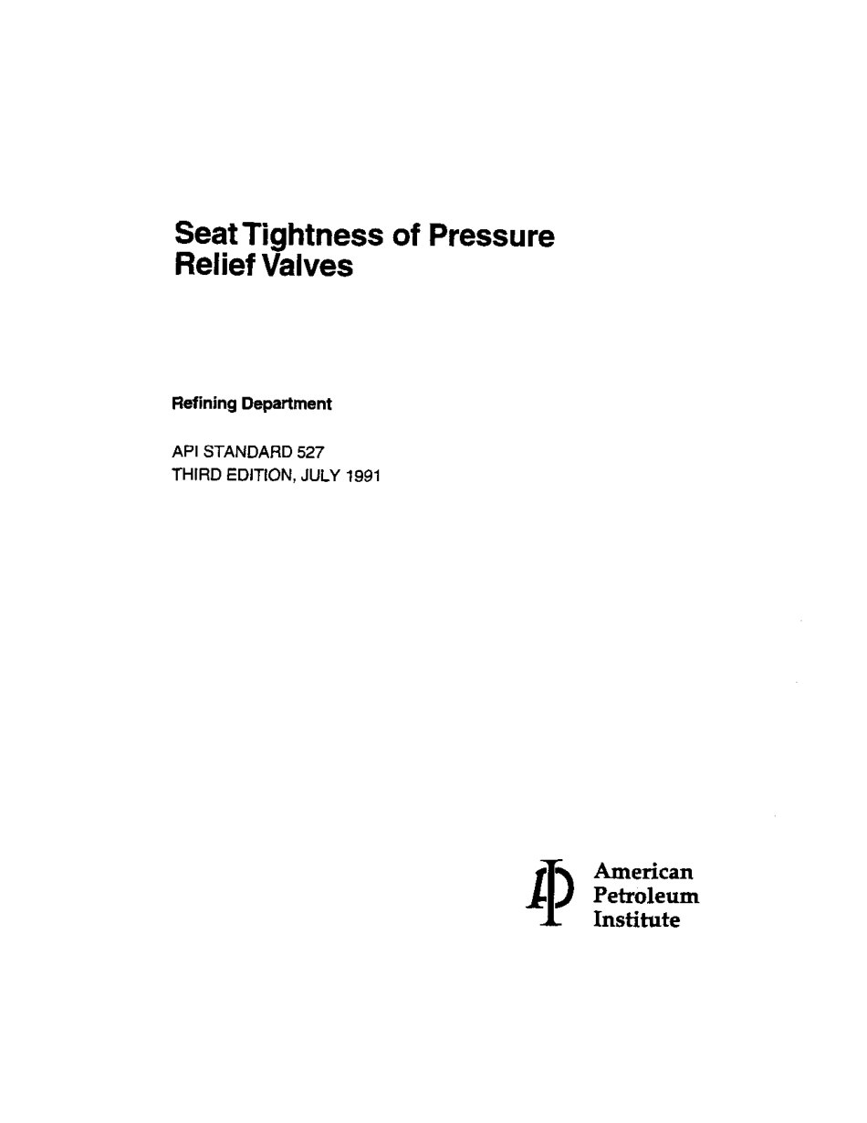 API 527 ed3 Seat tightness of pressure relief valves 1996.PDF_第2页