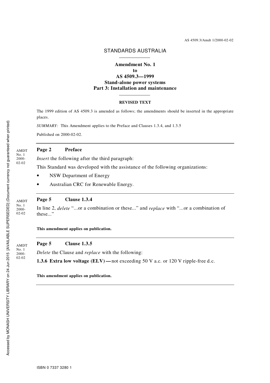 AS 4509.3-1999 amd1-2000.pdf_第1页