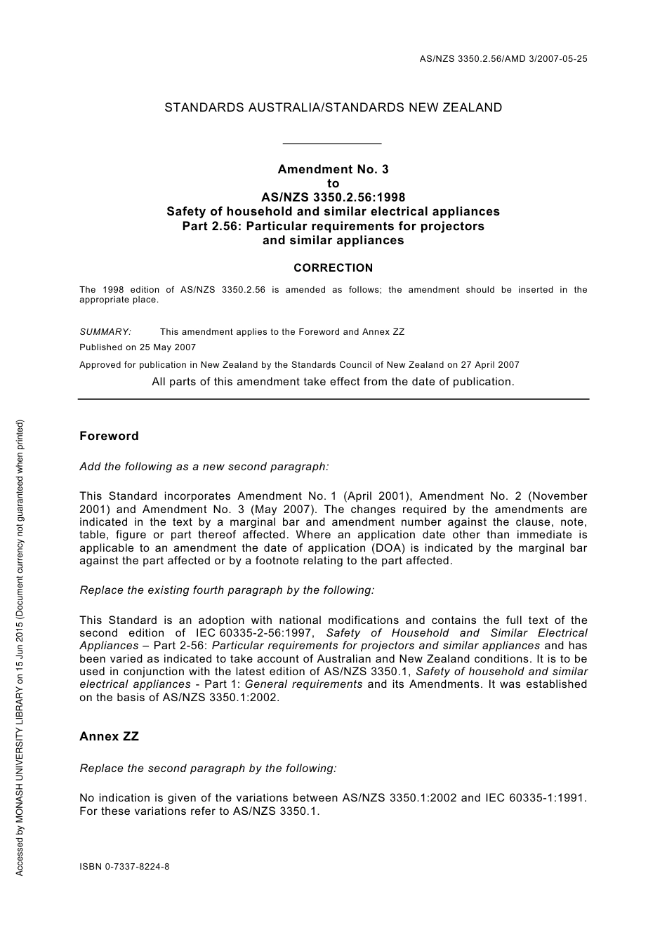 AS NZS 3350.2.56-1998 amd3-2007.pdf_第1页