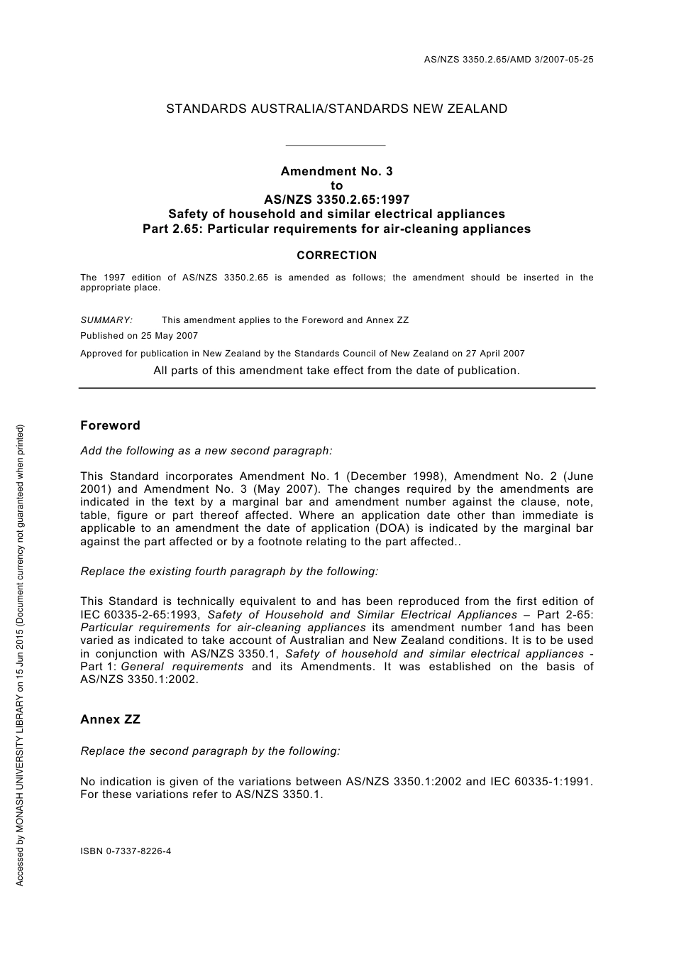 AS NZS 3350.2.65-1997 amd3-2007.pdf_第1页