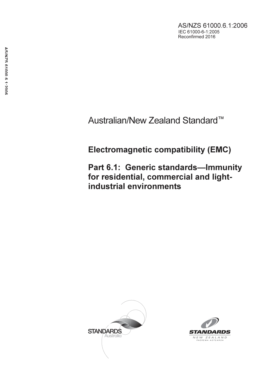 AS NZS 61000.6.1-2006 (2016).pdf_第1页
