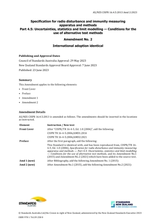 AS NZS CISPR 16.4.5-2013 amd2-2023.pdf