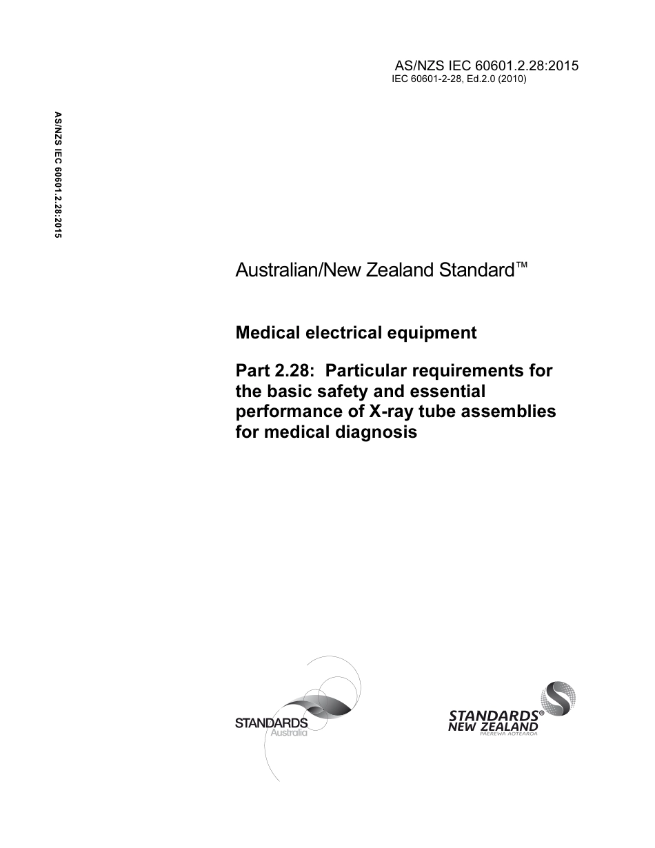 AS NZS IEC 60601.2.28-2015.pdf_第1页