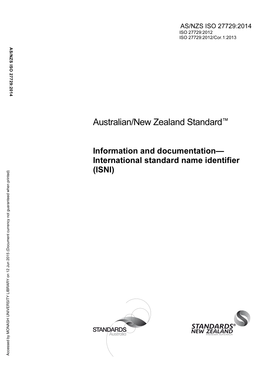AS NZS ISO 27729-2014.pdf_第1页