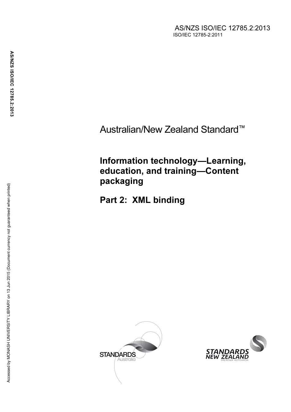 AS NZS ISO IEC 12785.2-2013.pdf_第1页