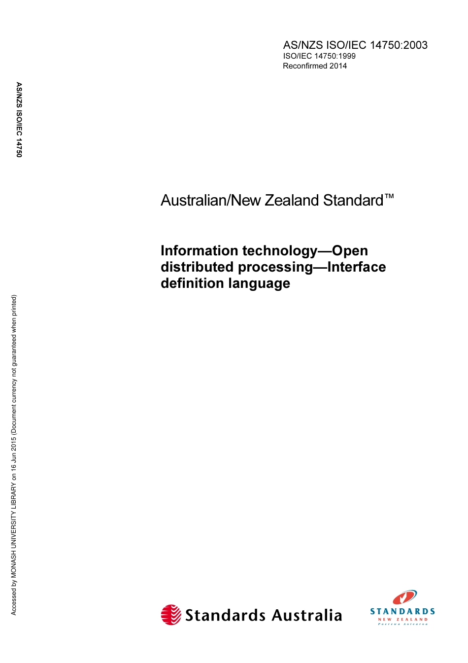 AS NZS ISO IEC 14750-2003 (2014).pdf_第1页