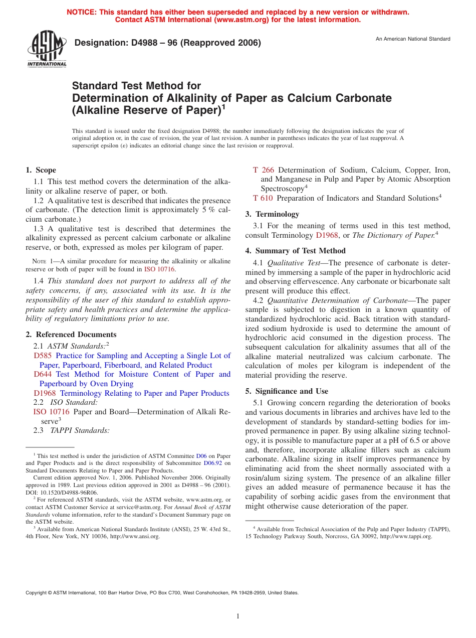 ASTM D4988 - 96 (2006).pdf_第1页