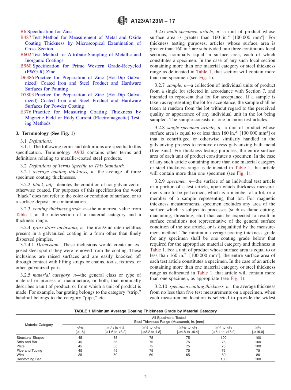 ASTM A123 - A 123M - 17.pdf_第2页