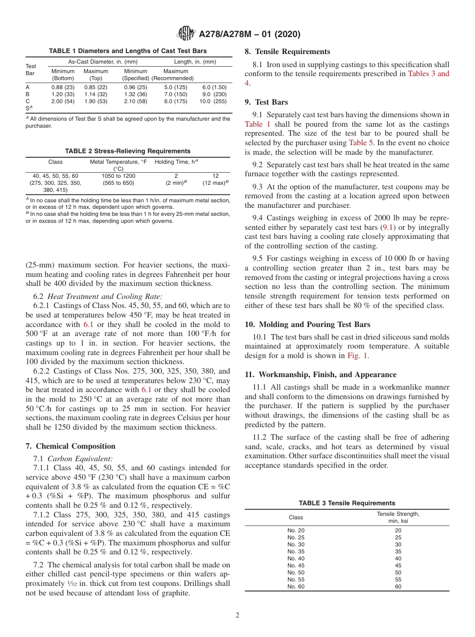 ASTM A278 - A 278M - 01 (2020).pdf_第2页