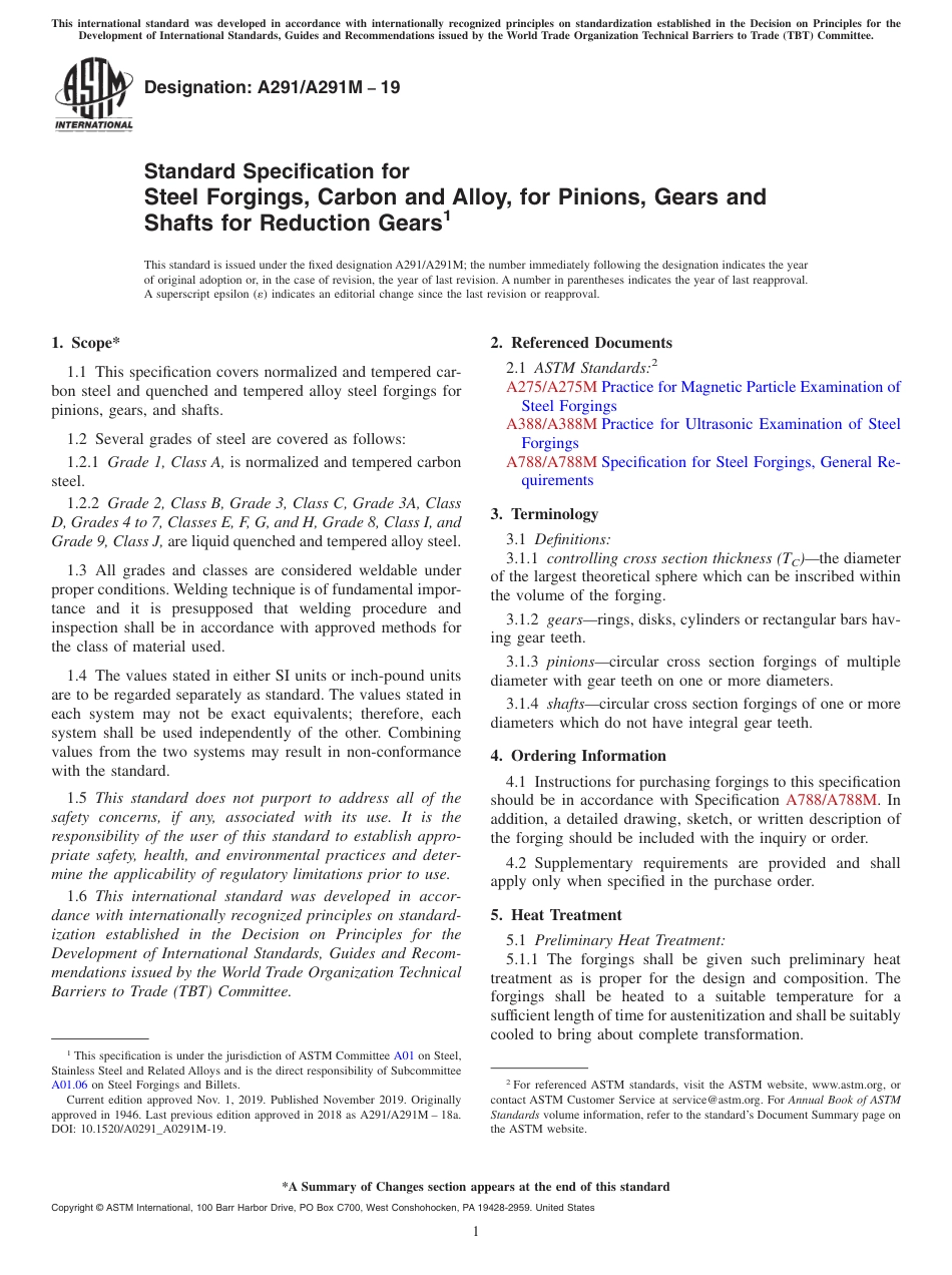 ASTM A291 - A 291M - 19.pdf_第1页