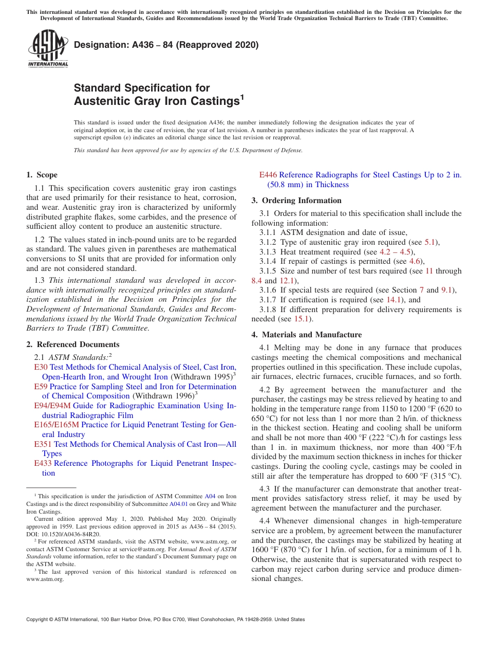 ASTM A436 - 84 (2020).pdf_第1页