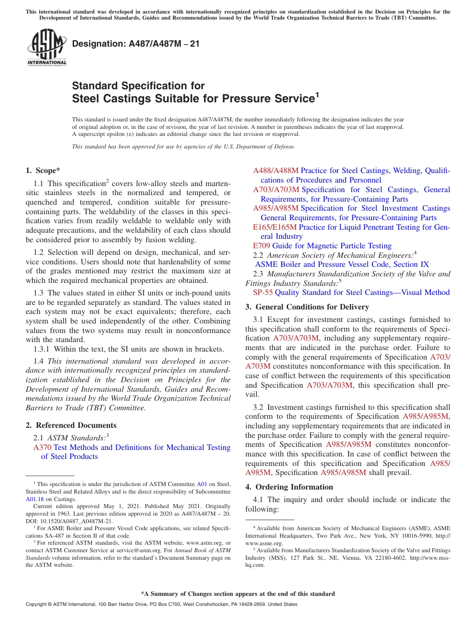 ASTM A487A487M-21  1.02.pdf_第1页