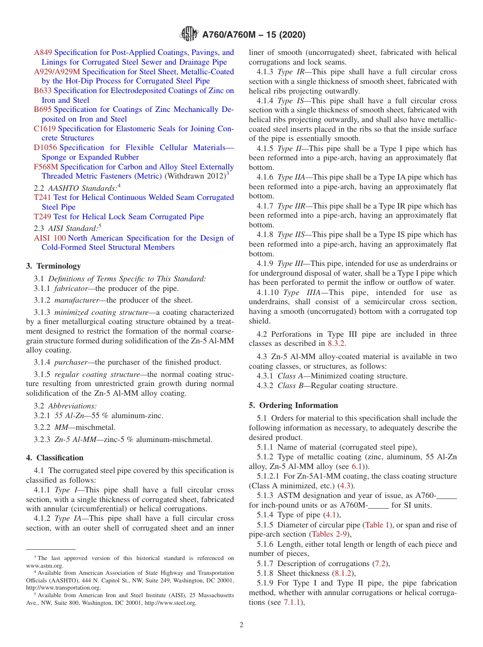 ASTM A760 - A 760M - 15 (2020).pdf_第2页