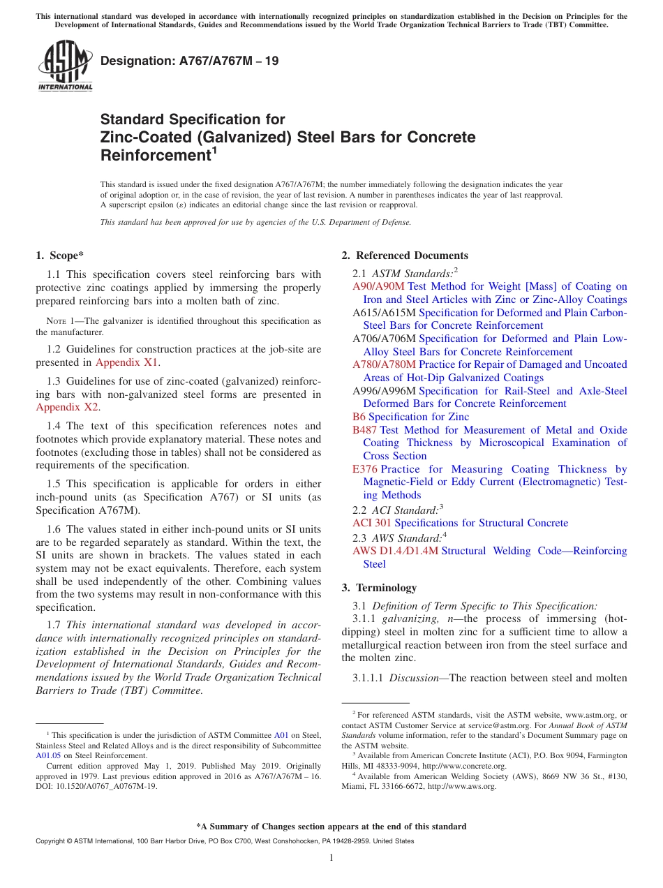 ASTM A767 - A 767M - 19.pdf_第1页