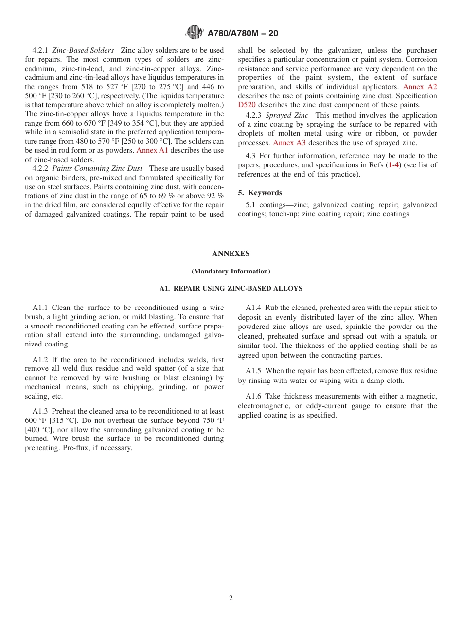 ASTM A780A780M-20  1.06.pdf_第2页