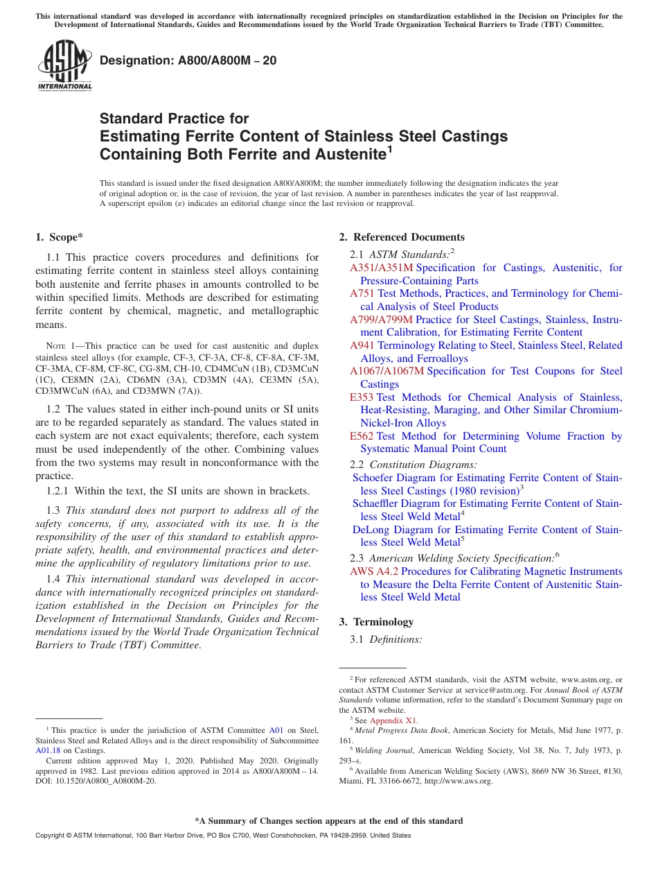 ASTM A800 - A 800M - 20.pdf_第1页