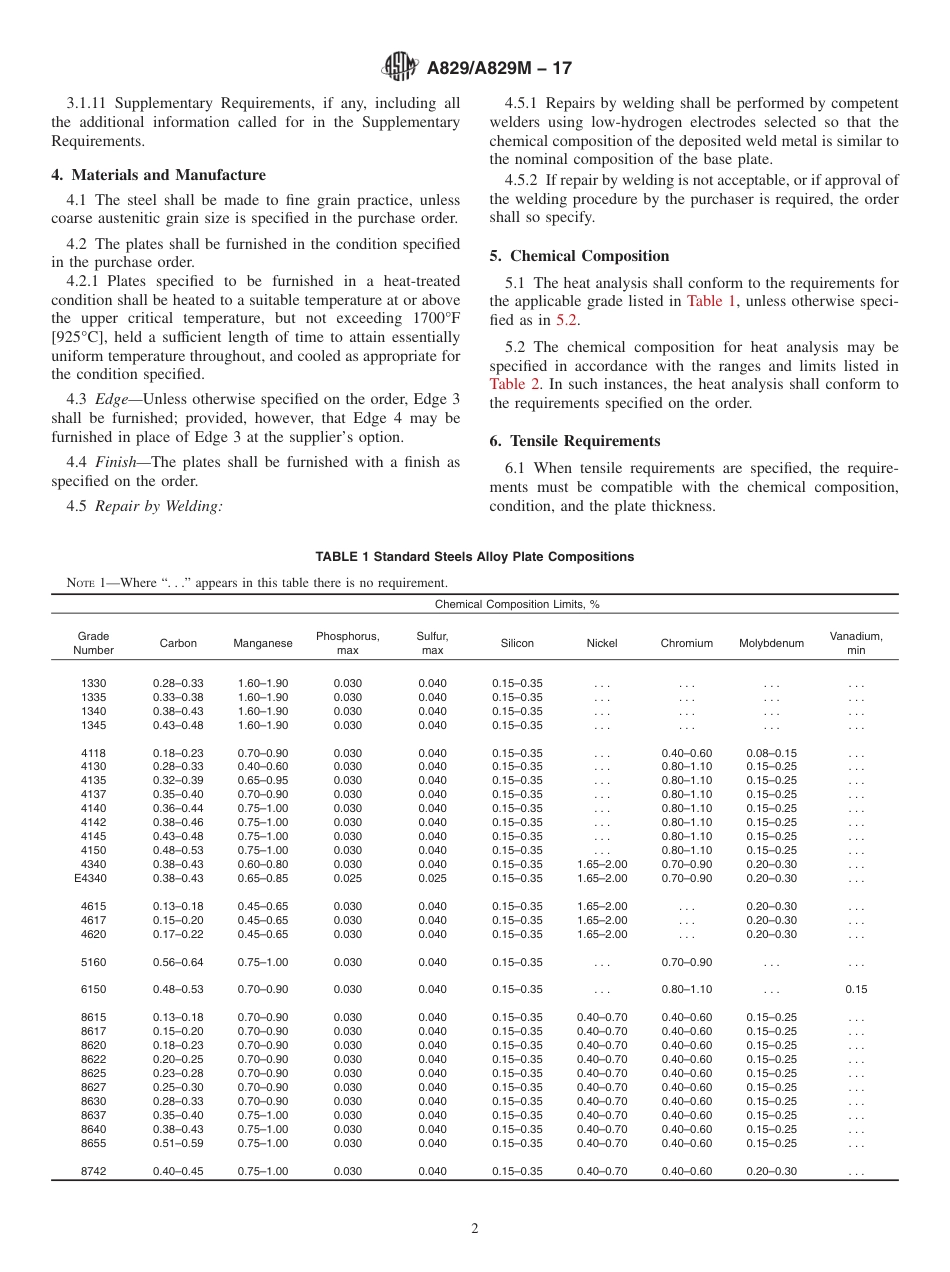 ASTM A829 - A 829M - 17.pdf_第2页