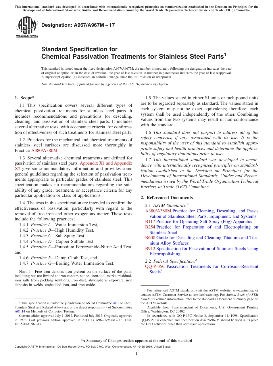 ASTM A967 - A 967M - 17.pdf_第1页