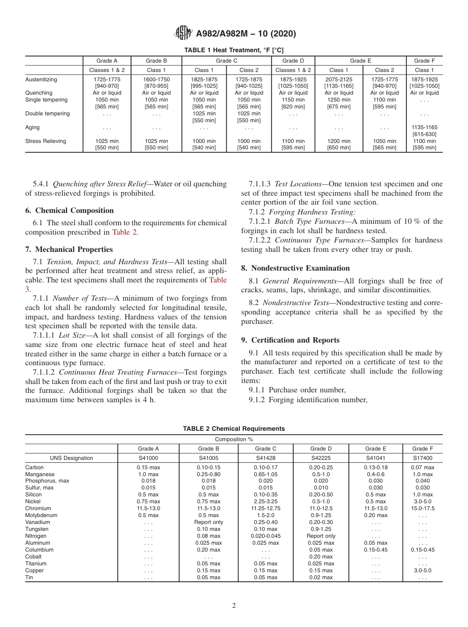 ASTM A982 - A 982M - 10 (2020).pdf_第2页