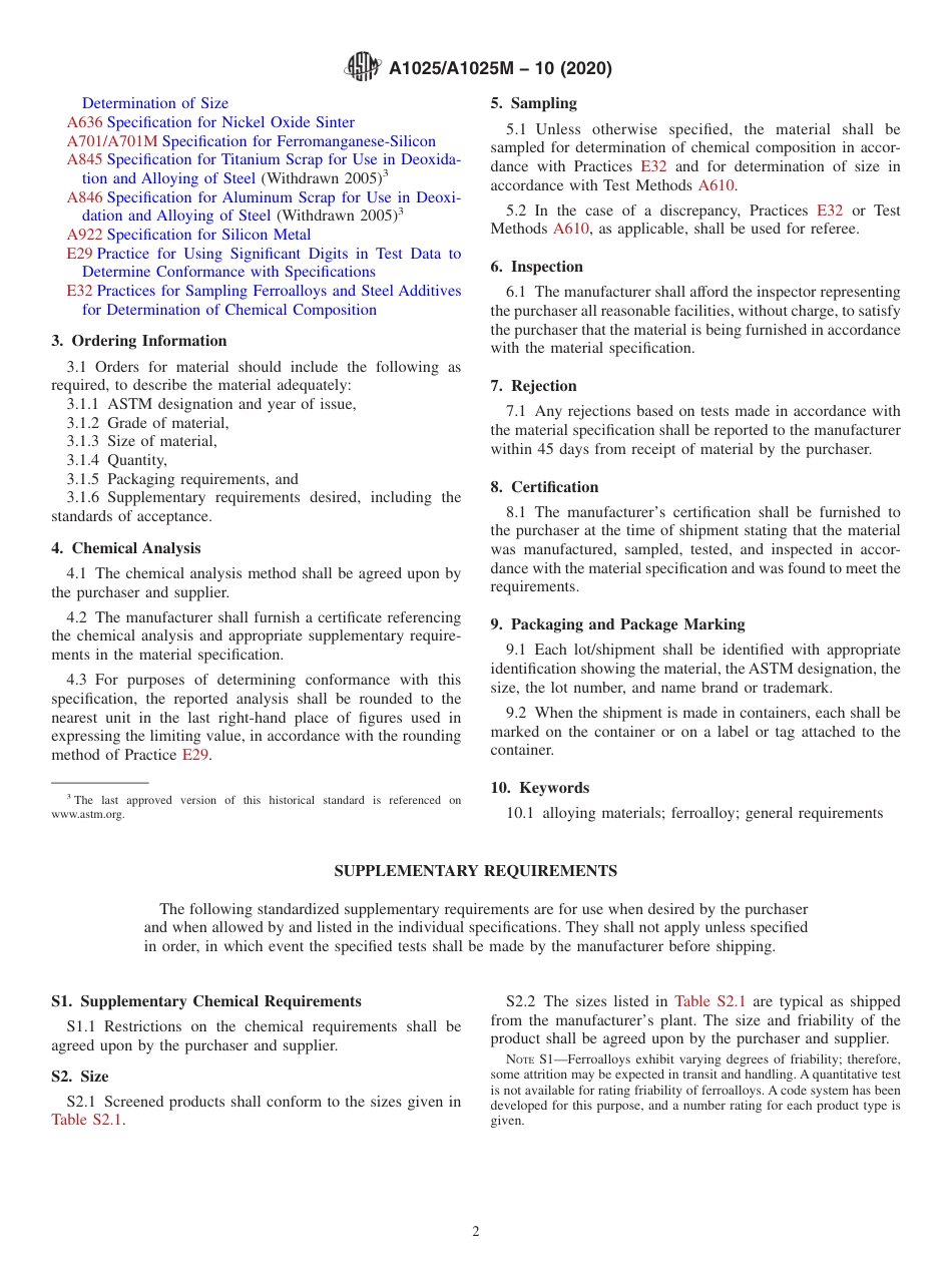 ASTM A1025 - A 1025M - 10 (2020).pdf_第2页