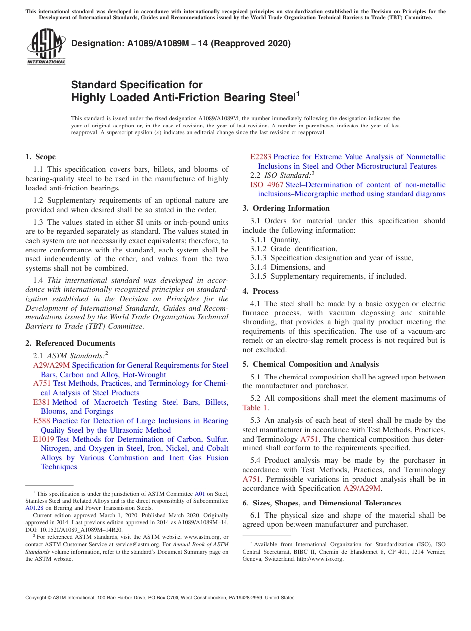 ASTM A1089 - A 1089M - 14 (2020).pdf_第1页