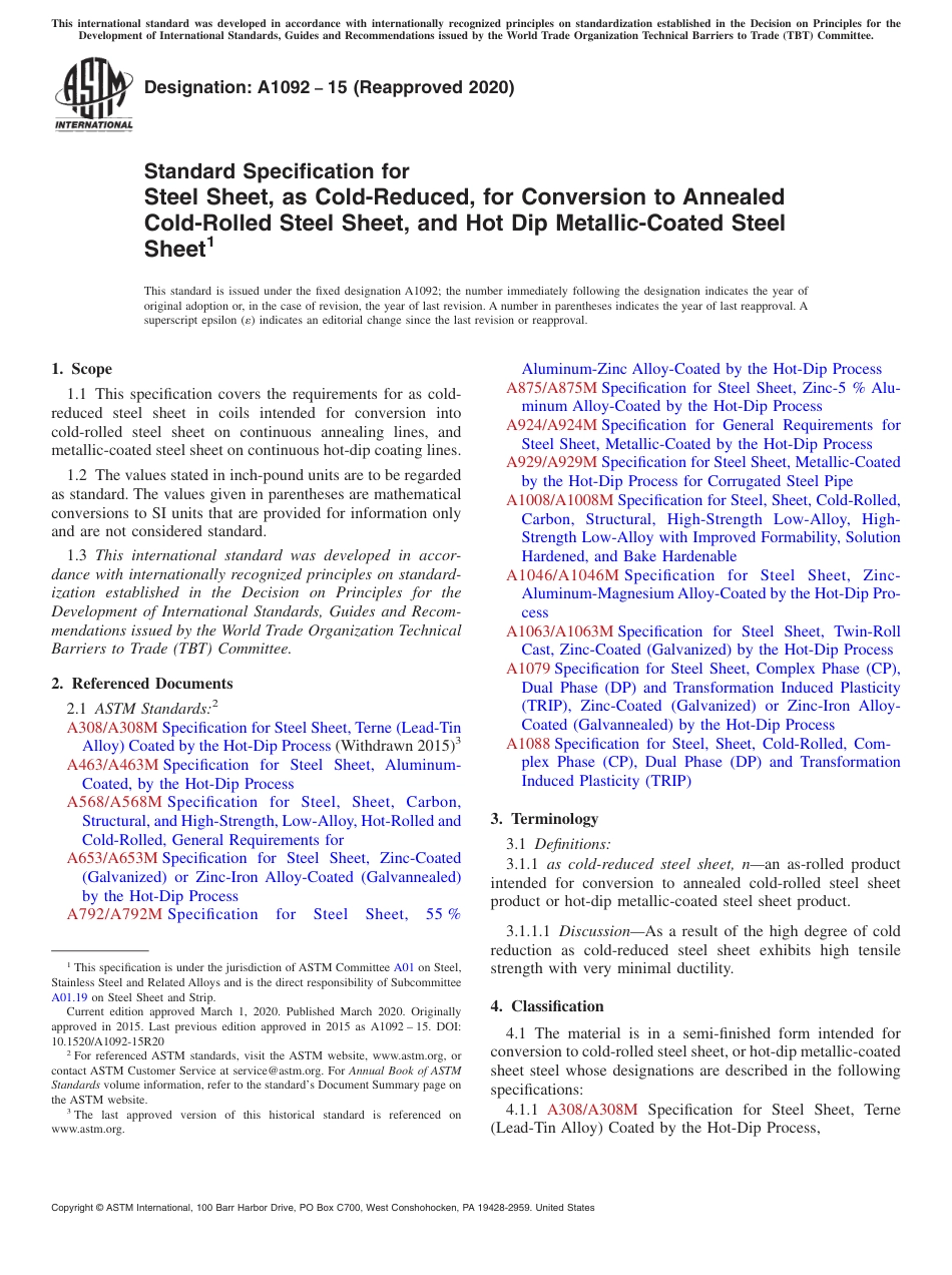 ASTM A1092 - 15 (2020).pdf_第1页