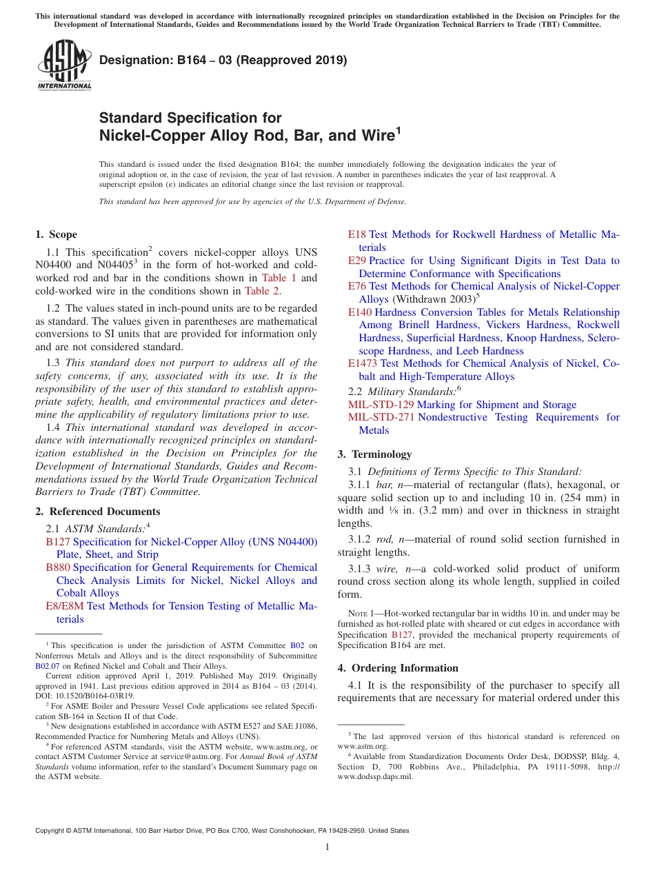 ASTM B164 - 03 (2019).pdf_第1页