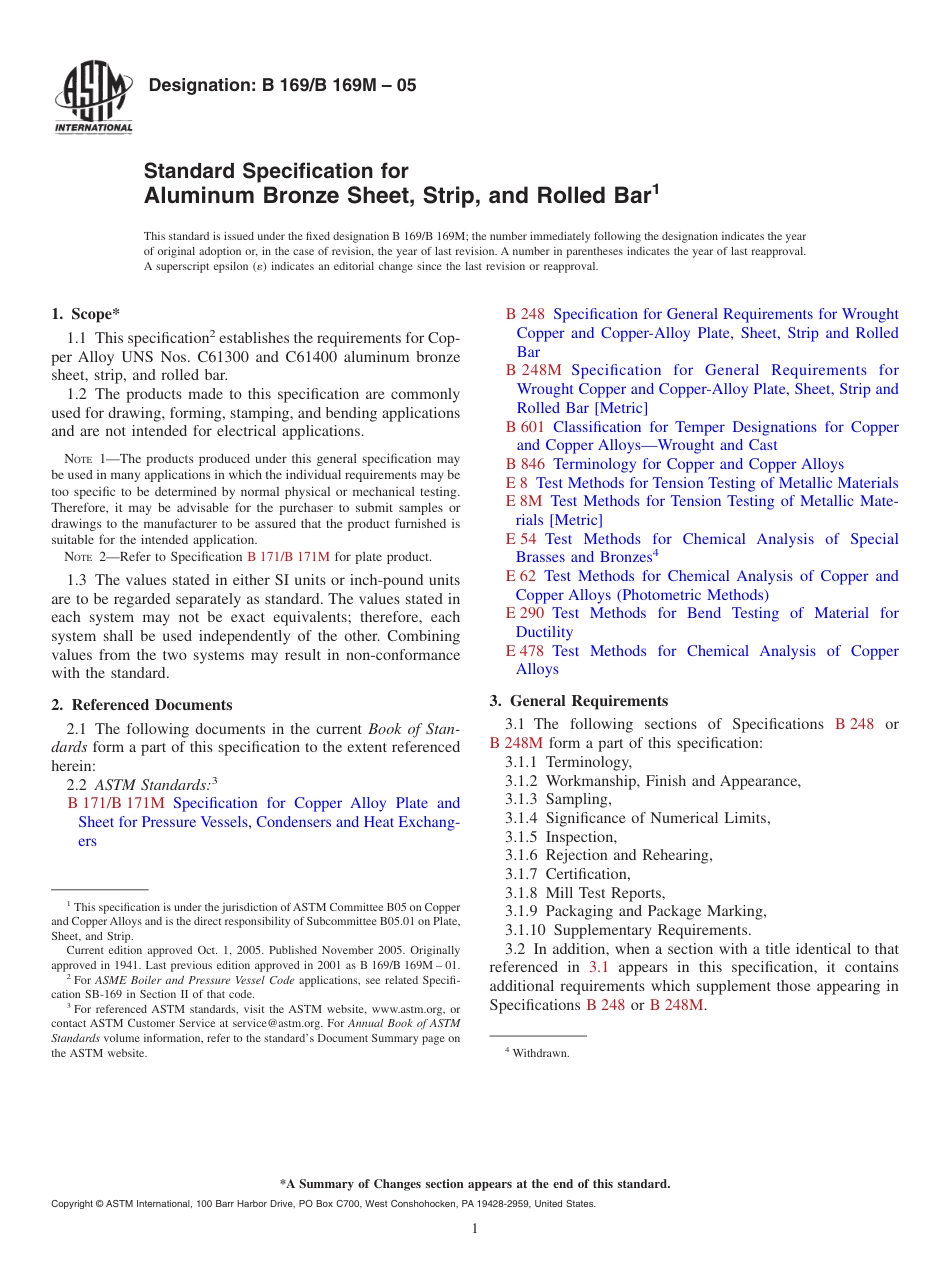 ASTM B169_B169M-2005.pdf_第1页