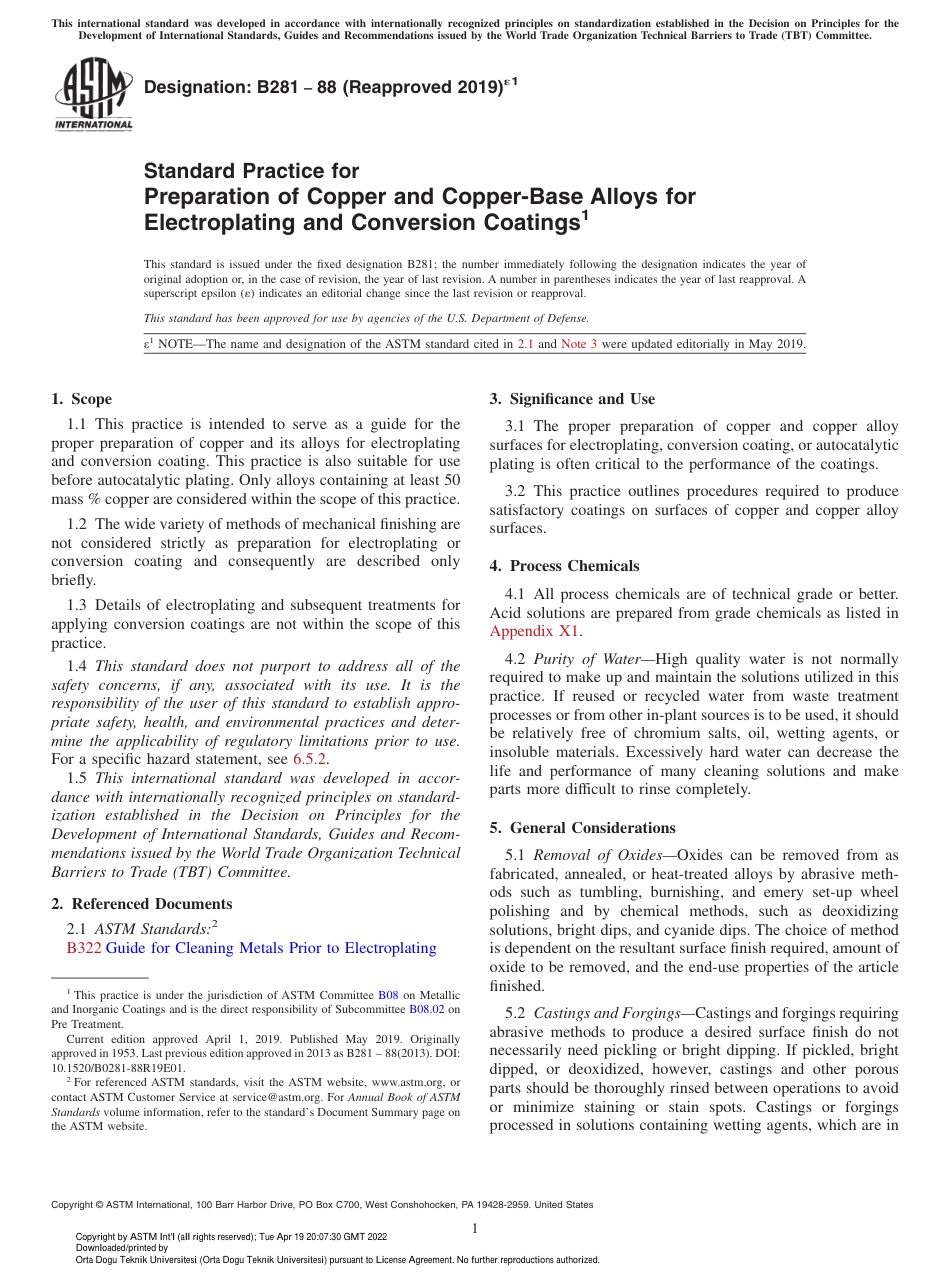 ASTM B281 − 88 (Reapproved 2019).pdf_第1页