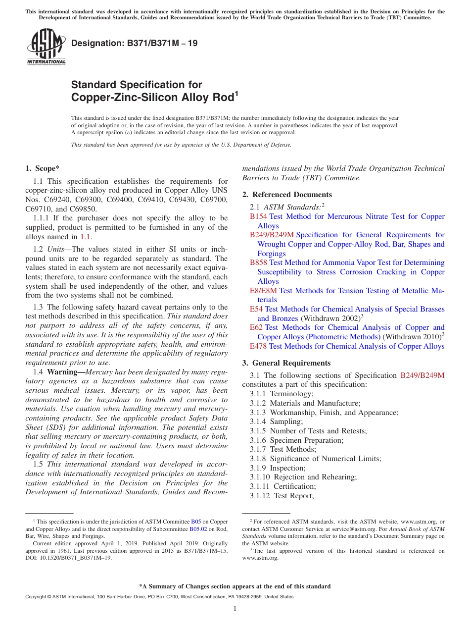 ASTM B371 - B 371M - 19.pdf_第1页