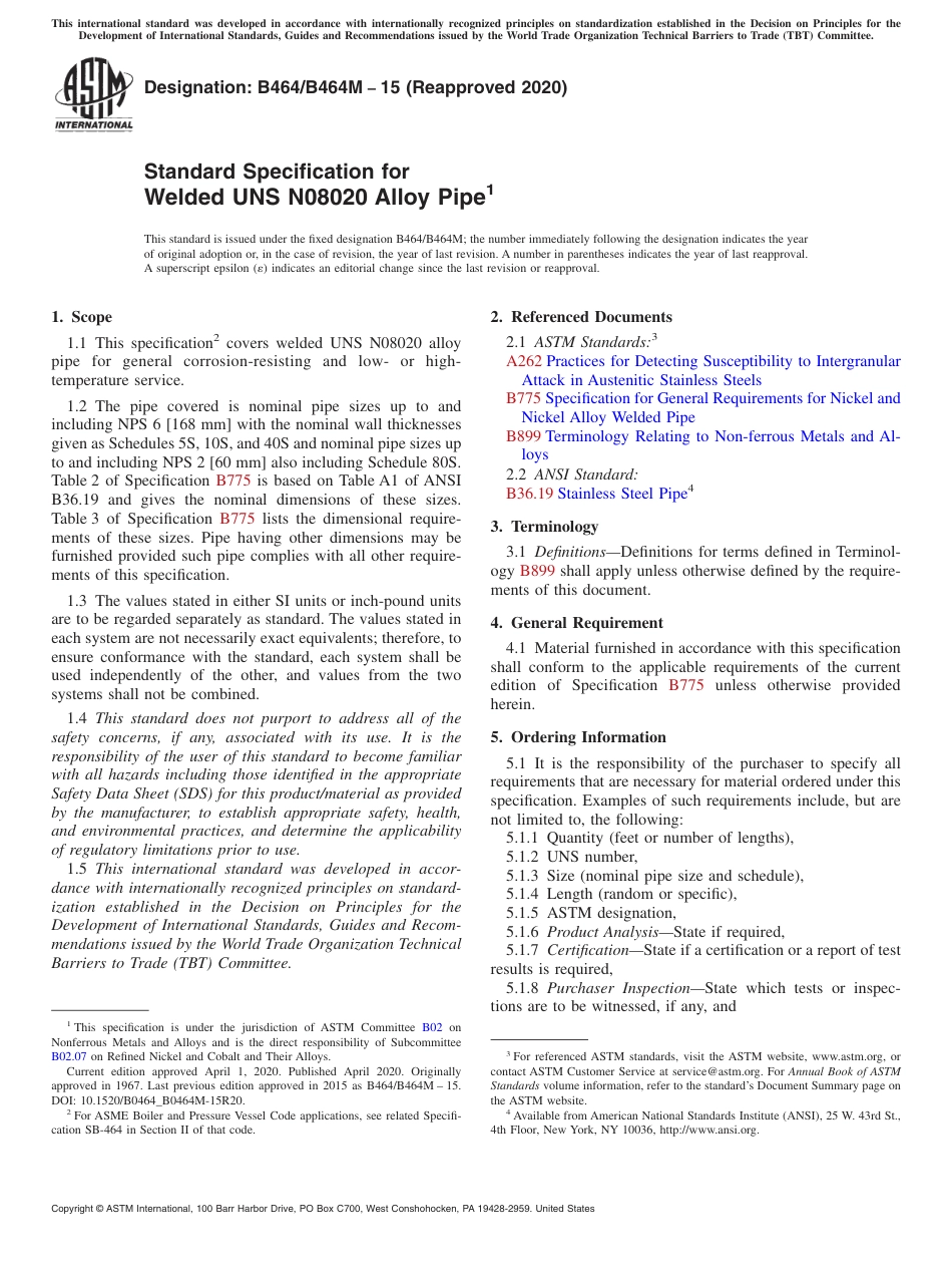 ASTM B464 - B 464M - 15 (2020).pdf_第1页