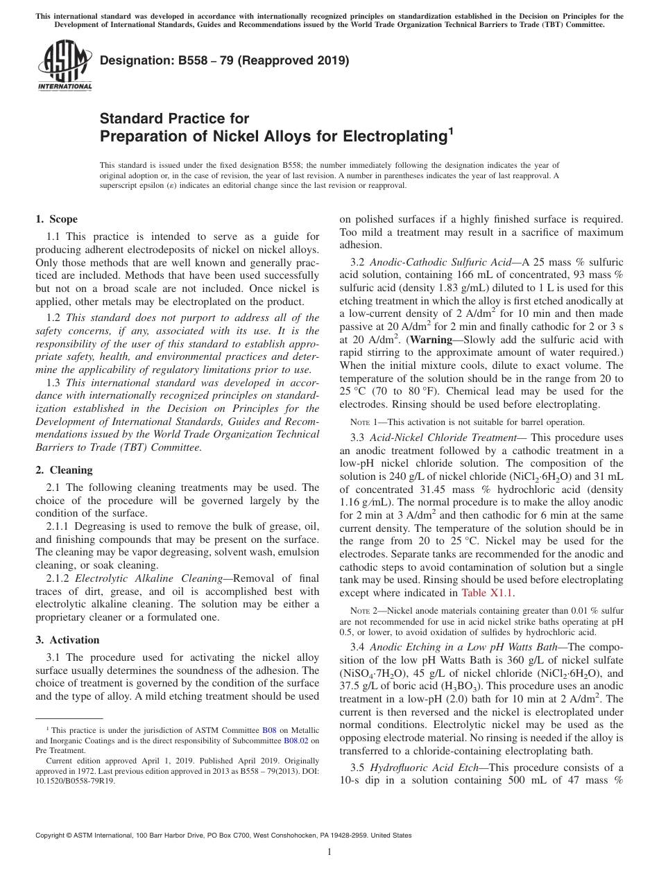 ASTM B558 - 79 (2019).pdf_第1页