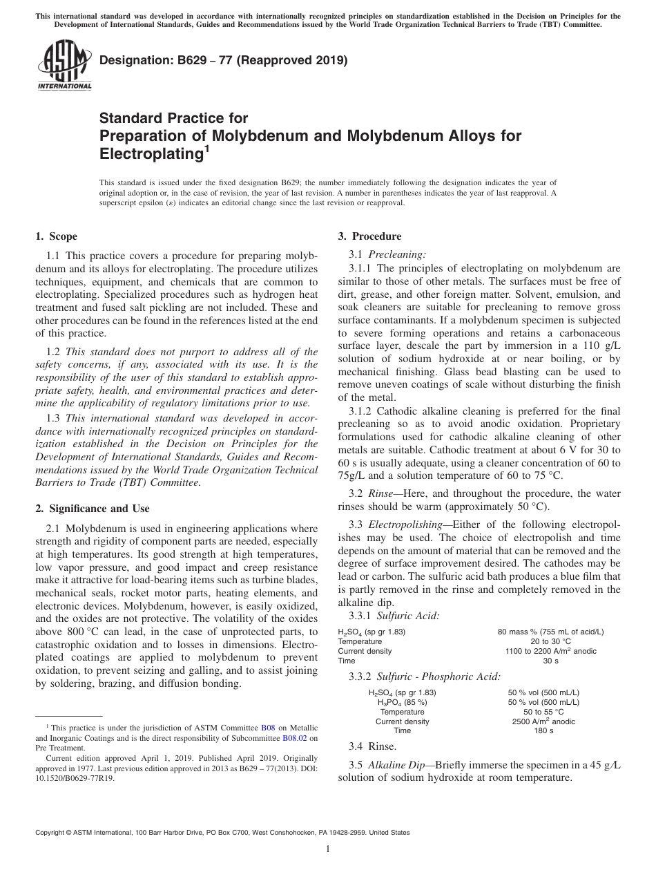 ASTM B629 - 77 (2019).pdf_第1页