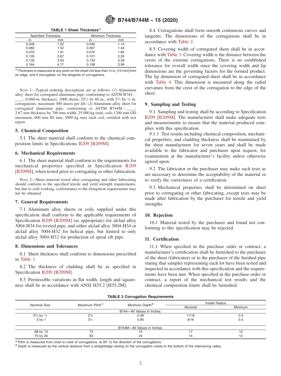 ASTM B744 - B 744M - 15 (2020).pdf_第2页