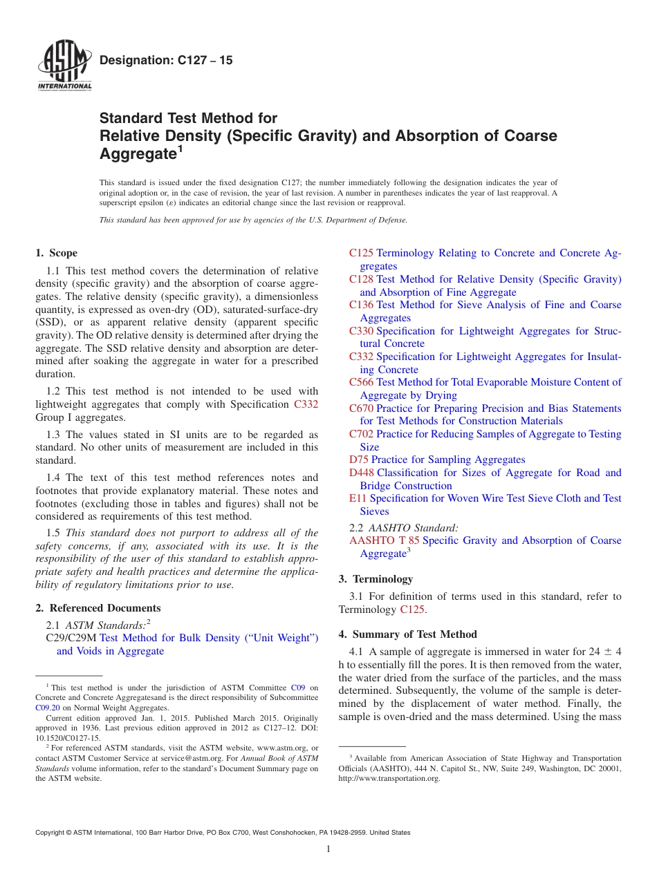 ASTM C127 - 15.pdf_第1页