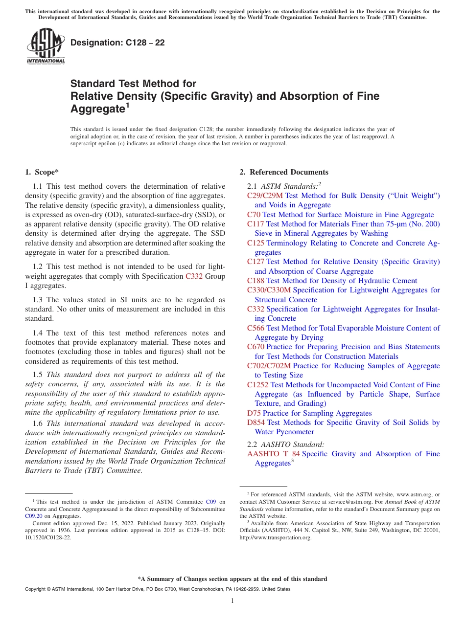 ASTM C128 - 22.pdf_第1页