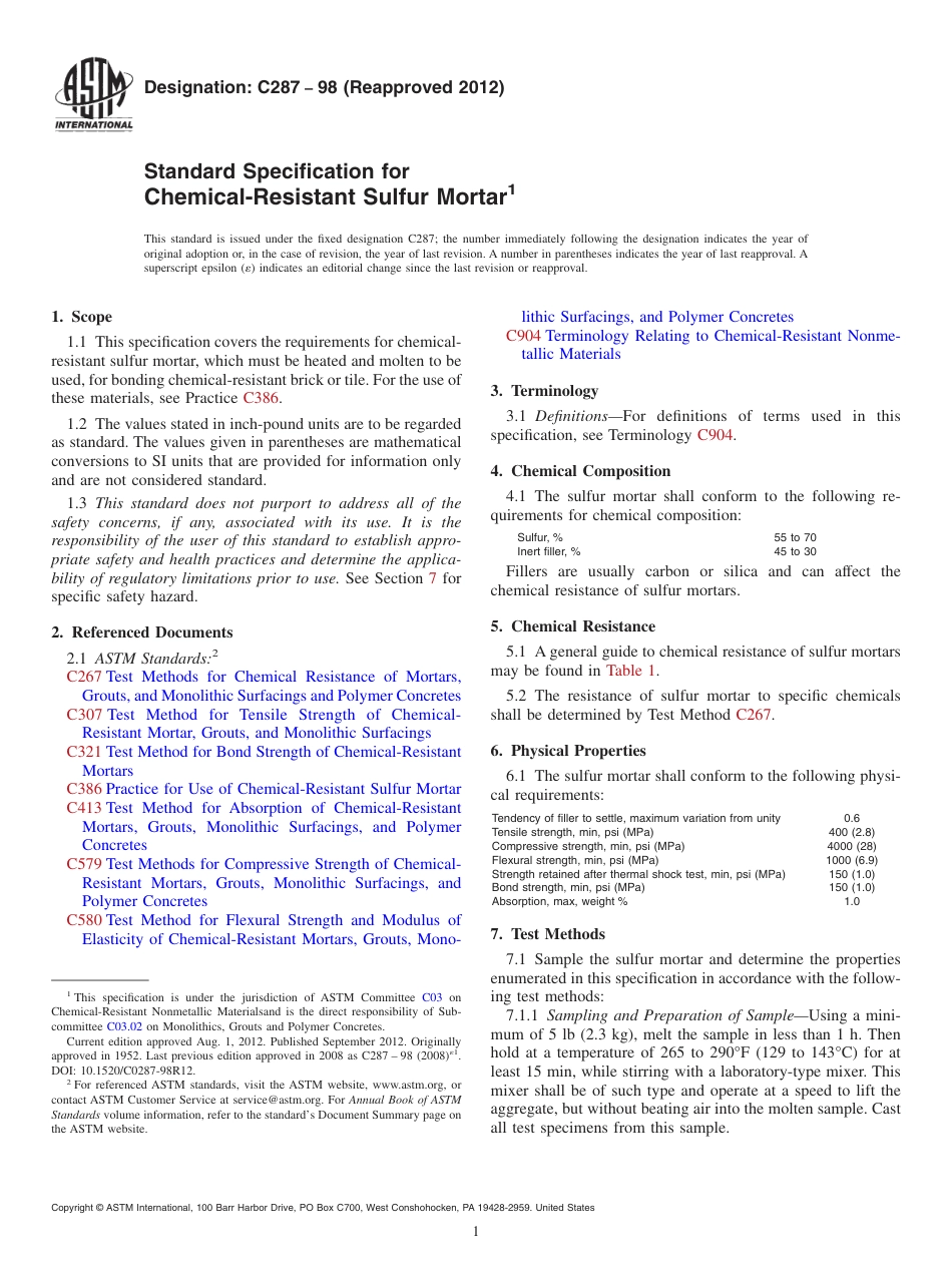 ASTM C287 - 98 (2012).pdf_第1页