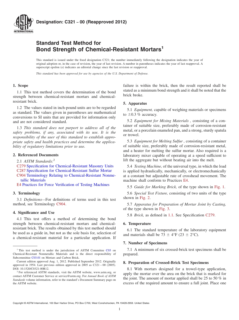 ASTM C321 - 00 (2012).pdf_第1页