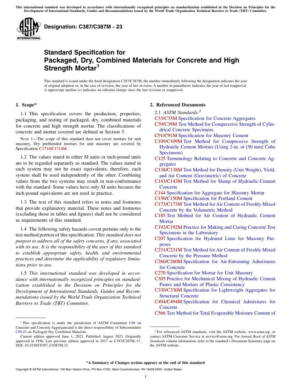 ASTM C387 - C 387M - 23.pdf_第1页