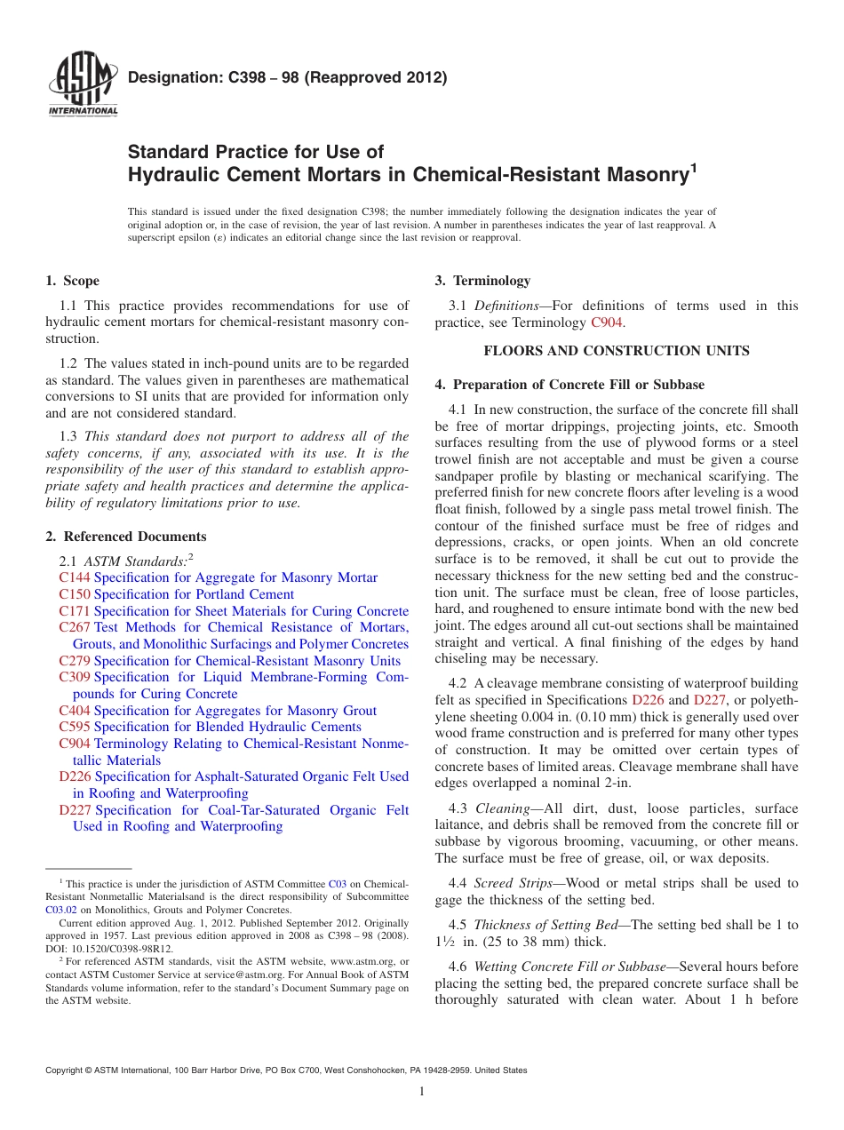 ASTM C398 - 98 (2012).pdf_第1页