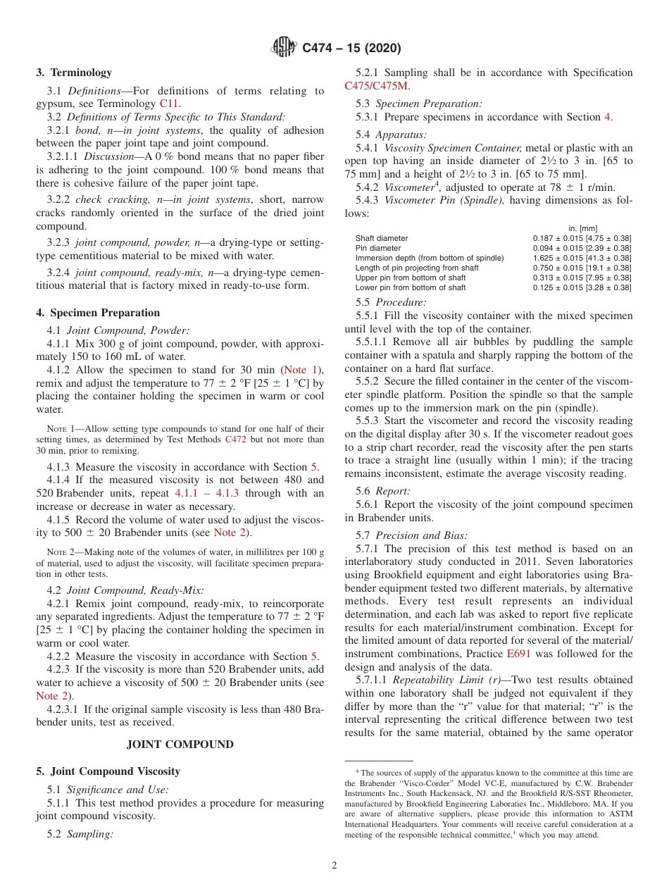 ASTM C474 - 15 (2020).pdf_第2页
