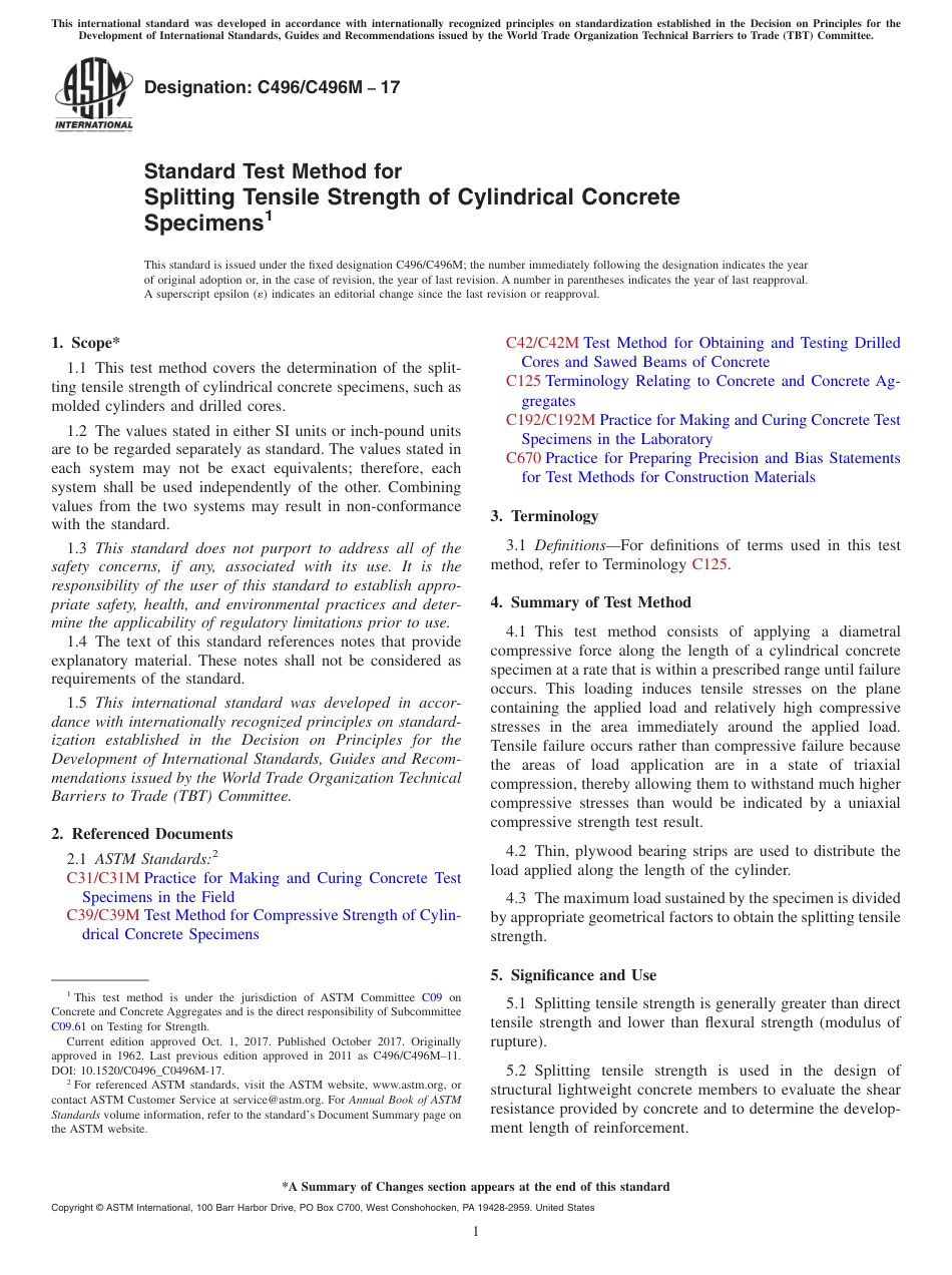 ASTM C496 - C 496M - 17.pdf_第1页