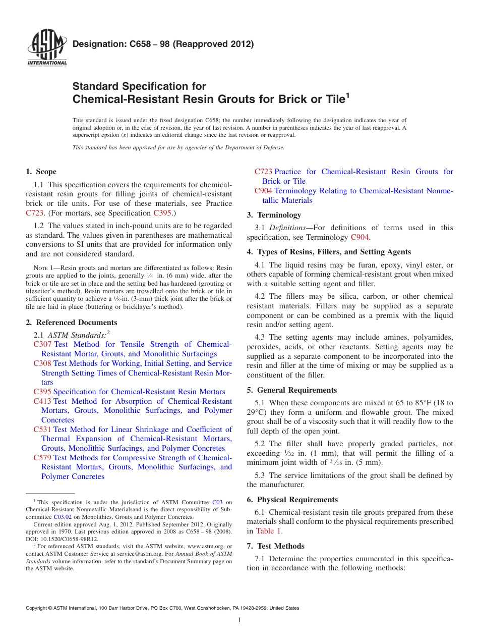 ASTM C658 - 98 (2012).pdf_第1页