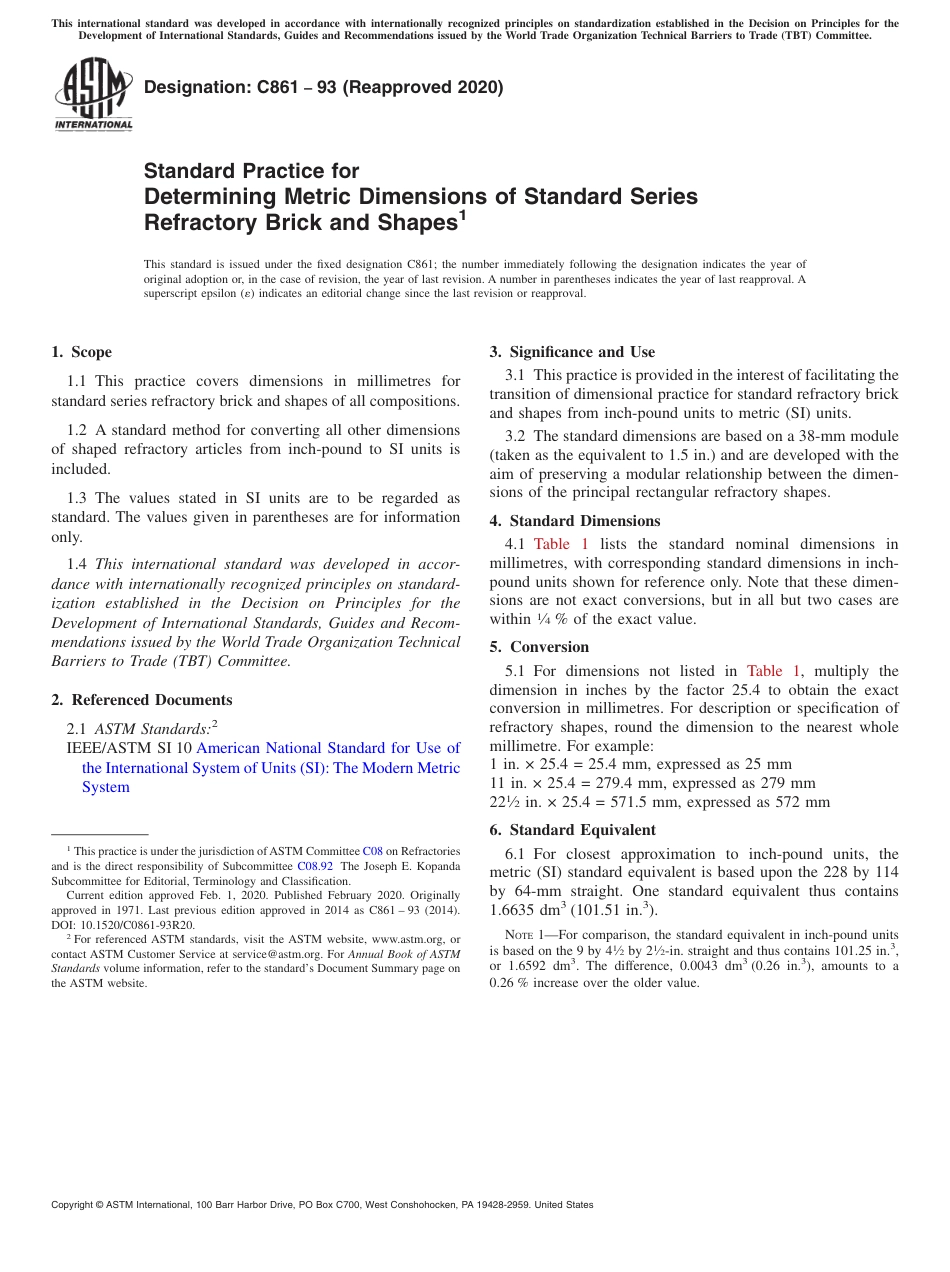 ASTM C861 - 93 (2020).pdf_第1页