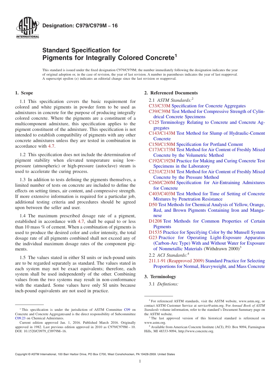ASTM C979 - C 979M - 16.pdf_第1页