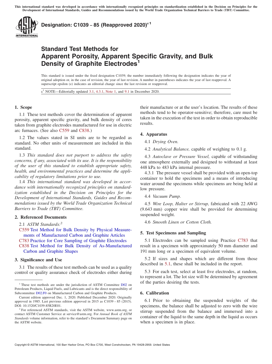 ASTM C1039 - 85 (2020)e1.pdf_第1页