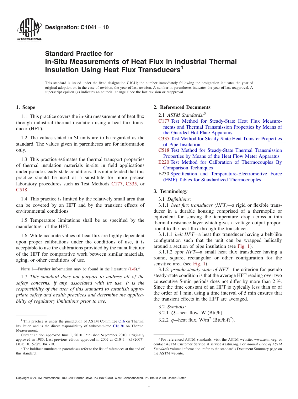 ASTM C1041 - 10.pdf_第1页